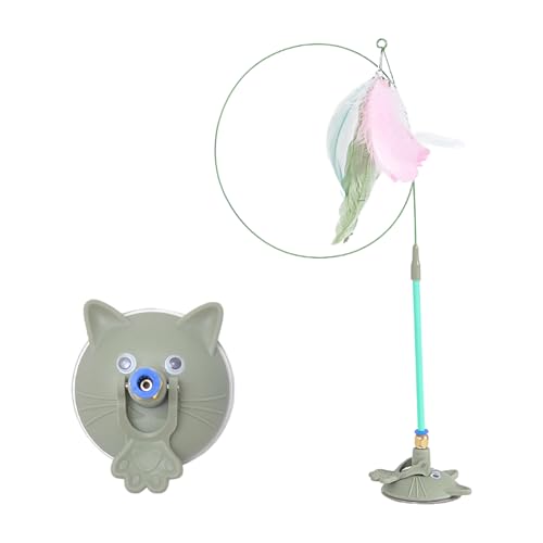 Haustierspielzeug für Kätzchen, mit Saugnapf, interaktives Kätzchen-Spielzeug und Unterhaltung für aktive Katzen Haustierspielzeug für Kätzchen, mit Saugnapf, interaktives Kätzchen-Spielzeug und Unterhaltung für aktive Katzen von LUCKGONI