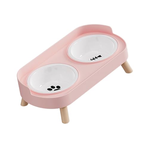 LUCKGONI Erhöhter Doppelnapf für Haustiere, leicht zu spülmaschinenfest, für kleine Hunde und Katzen LUCKGONI Erhöhter Doppelnapf für Haustiere, leicht zu spülmaschinenfest, für kleine Hunde und Katzen von LUCKGONI