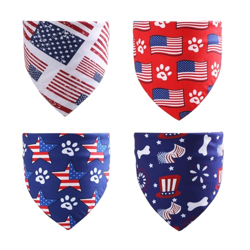 LUCKGONI Julycostume Dreieckstuch für Haustiere, Speicheltuch, Dreieckstuch für Hunde, Halstuch, Schal, 4. Juli LUCKGONI Julycostume Dreieckstuch für Haustiere, Speicheltuch, Dreieckstuch für Hunde, Halstuch, Schal, 4. Juli von LUCKGONI