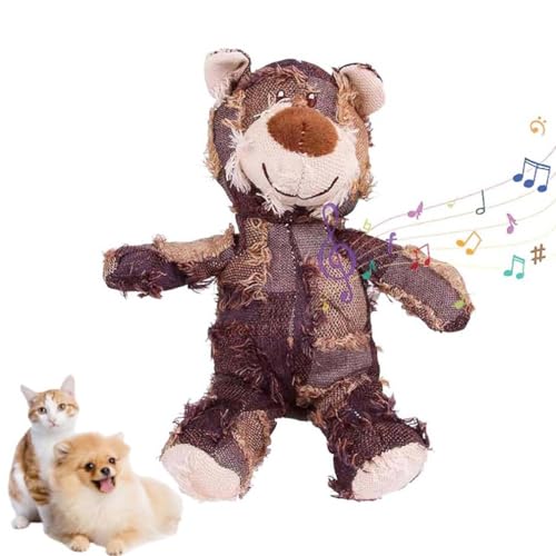2025 Neuer Bär für Starke Kauer, Hundespielzeug Unzerstörbar, Indestructible Bear Dog Toy, Quietschspielzeug Interaktives Spielzeug für Hunde, Plüsch Hundespielzeug für Aggressive Kauer (Lila, L) 2025 Neuer Bär für Starke Kauer, Hundespielzeug Unzerstörbar, Indestructible Bear Dog Toy, Quietschspielzeug Interaktives Spielzeug für Hunde, Plüsch Hundespielzeug für Aggressive Kauer (Lila, L) von LUCKKY