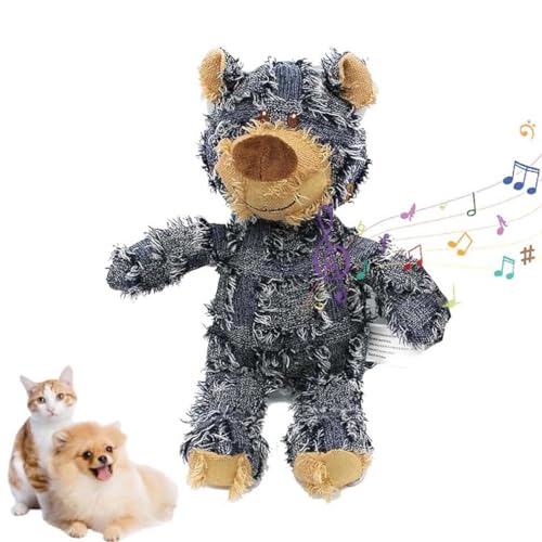 2025 Neuer Bär für starke Kauer, Hundespielzeug Unzerstörbar, Indestructible Bear Dog Toy, Quietschspielzeug Interaktives Spielzeug für Hunde, Plüsch Hundespielzeug für Aggressive Kauer (Blau, S) 2025 Neuer Bär für starke Kauer, Hundespielzeug Unzerstörbar, Indestructible Bear Dog Toy, Quietschspielzeug Interaktives Spielzeug für Hunde, Plüsch Hundespielzeug für Aggressive Kauer (Blau, S) von LUCKKY