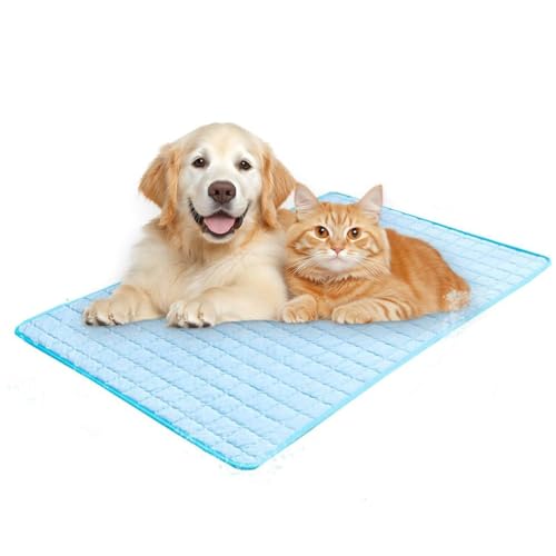 LUCKKY Dog Cooling Mat, Kühlmatte für Hunde, 2025 Upgrade Waschbare Haustierkühlmatte für Hunde und Katzen, Sommer rutschfeste Pads, Sofortkühlung Haustierbett für alle Arten von Haustieren (XL) LUCKKY Dog Cooling Mat, Kühlmatte für Hunde, 2025 Upgrade Waschbare Haustierkühlmatte für Hunde und Katzen, Sommer rutschfeste Pads, Sofortkühlung Haustierbett für alle Arten von Haustieren (XL) von LUCKKY