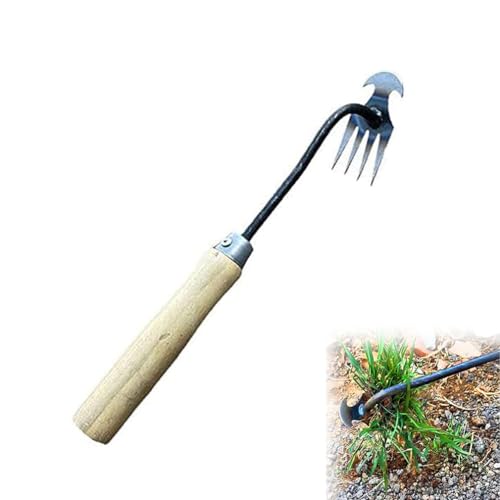 LUCKKY Dritnow Weeding Tool, Weed Puller Tool, Weeding Artifact Uprooting Weeding Tool, Unkrautjäter, Manueller Unkrautjäter Mit Griff, Unkrautabzieher Wurzelentferner, Unkraut Entferner Gerät (B) von LUCKKY