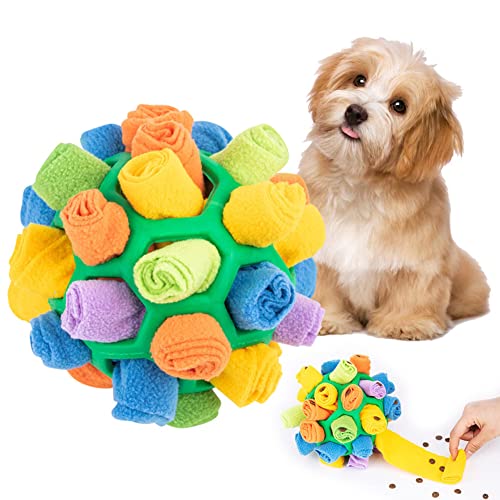 LUCKKY Interactive Dog Puzzle Toys,Schnüffelball für Hunde,Schnüffelteppich Schnüffelspielzeug Interaktive Hundespielzeug,tragbarer Haustier Schnüffelball,Förderung Der Natürlichen Nahrungssuche (B) von LUCKKY
