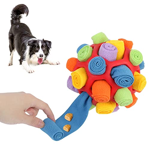 LUCKKY Interactive Dog Puzzle Toys,Schnüffelball für Hunde,Schnüffelteppich Schnüffelspielzeug Interaktive Hundespielzeug,tragbarer Haustier Schnüffelball,Förderung Der Natürlichen Nahrungssuche (A) von LUCKKY