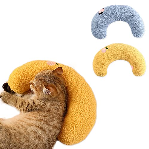LUCKKY Katze Schönes gemütliches Kissen,Katzen Schlafkissen,Weicher Warmer Plüsch Schlafen Nackenstütze Gemütliches Kissen,Sanft Katzenkissen Plüsch Wärmematte,Heimtierbedarf Für Hunde Katzen (gelb) LUCKKY Katze Schönes gemütliches Kissen,Katzen Schlafkissen,Weicher Warmer Plüsch Schlafen Nackenstütze Gemütliches Kissen,Sanft Katzenkissen Plüsch Wärmematte,Heimtierbedarf Für Hunde Katzen (gelb) von LUCKKY