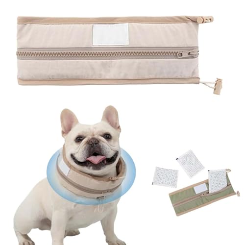 Petzymart Cool Loop, Petzymart Coolloop, Petzymart Cooling Collar, Kühlhalsband für Hunde mit Eisbeutel, Sommer Kühlung Hundehalstuch, Hundehalsband Kühlend, für Kühlung Hund im Sommer (Braun, L) Petzymart Cool Loop, Petzymart Coolloop, Petzymart Cooling Collar, Kühlhalsband für Hunde mit Eisbeutel, Sommer Kühlung Hundehalstuch, Hundehalsband Kühlend, für Kühlung Hund im Sommer (Braun, L) von LUCKKY