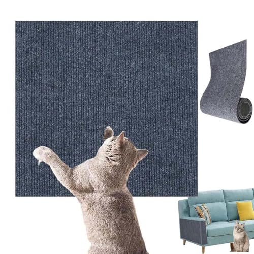 Vowtrlleoy Cat Scratching Cloth,Selbstklebend Kratzmatte Katze,Kratzmatte Katze Wand,Kratzschutz Sofa Katze,DIY Trimmbarer Katzen Kratzmatte für Schützt Teppiche Sofa Möbelschutz (Grau, 40 * 100CM) Vowtrlleoy Cat Scratching Cloth,Selbstklebend Kratzmatte Katze,Kratzmatte Katze Wand,Kratzschutz Sofa Katze,DIY Trimmbarer Katzen Kratzmatte für Schützt Teppiche Sofa Möbelschutz (Grau, 40 * 100CM) von LUCKKY