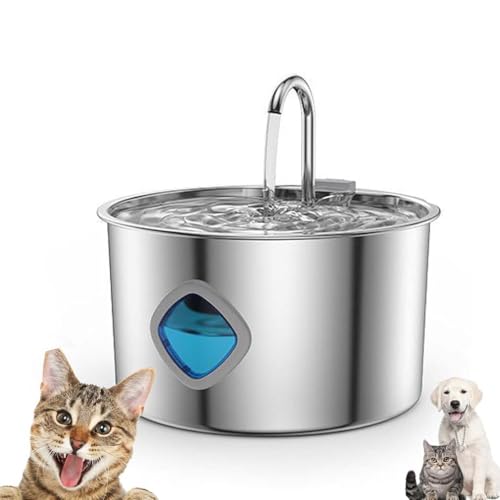 Watrify Cat Fountain - Watrify Cat Water Fountain, Katzenbrunnen Trinkbrunnen für Katze, 3.2L Katzenbrunnen für Katzen, Hund Wasser Spender mit 4-stufiger Filtration für 12-13 Tage Gebrauch Watrify Cat Fountain - Watrify Cat Water Fountain, Katzenbrunnen Trinkbrunnen für Katze, 3.2L Katzenbrunnen für Katzen, Hund Wasser Spender mit 4-stufiger Filtration für 12-13 Tage Gebrauch von LUCKKY