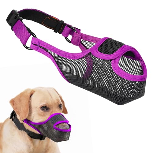 LUCKYPAW Hundemaulkorb, patentierter Netz-Maulkorb für große, mittelgroße und kleine Hunde, ermöglicht volle Hose, Trinkmundabdeckung, um Beißen, Kauen zu verhindern, verstellbarer, atmungsaktiver LUCKYPAW Hundemaulkorb, patentierter Netz-Maulkorb für große, mittelgroße und kleine Hunde, ermöglicht volle Hose, Trinkmundabdeckung, um Beißen, Kauen zu verhindern, verstellbarer, atmungsaktiver von LUCKYPAW