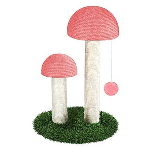 Kratzsäule, niedliches Pilzförmiges Kratzspielzeug für den Innenbereich, schützt Rpets und Sofas, Haustier-Backenzähne Kratzsäule, niedliches Pilzförmiges Kratzspielzeug für den Innenbereich, schützt Rpets und Sofas, Haustier-Backenzähne von LUDAKE