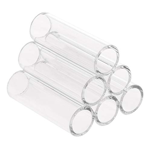 LUDAKE Aquarium Garnelen Shelter Tube Cave Clear Acrylic Habitat Breeding House Fish for Decor 3 or 6 Tubes Betta deo von LUDAKE
