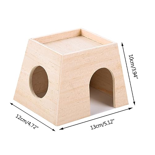 LUDAKE Hamsterhaus Nisthaus Kleintiere Naturholz zum Spielen Kauspielzeug für Zwerghamster Schlafruhe LUDAKE Hamsterhaus Nisthaus Kleintiere Naturholz zum Spielen Kauspielzeug für Zwerghamster Schlafruhe von LUDAKE