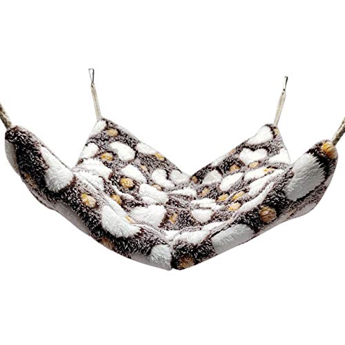 LUDAKE Praktische Hängematte für kleine Haustiere, zum Aufhängen, für Hamster, Kätzchen, Frettchen, Welpen bei kaltem Wetter, Winter LUDAKE Praktische Hängematte für kleine Haustiere, zum Aufhängen, für Hamster, Kätzchen, Frettchen, Welpen bei kaltem Wetter, Winter von LUDAKE