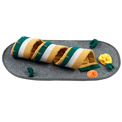 LUDAKE Tunnel Teppich Wechselbare Tube Schnüffelmatte Käfig Zubehör für Sugar Glider Frettchen Hamster LUDAKE Tunnel Teppich Wechselbare Tube Schnüffelmatte Käfig Zubehör für Sugar Glider Frettchen Hamster von LUDAKE