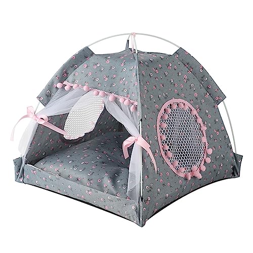 Pet Tipi Hundebett für Hunde Outdoor Camping Ruhezelt Tragbar Leicht Welpe Haustier Zelt Feuchtigkeitsfest Pet Tipi Hundebett für Hunde Outdoor Camping Ruhezelt Tragbar Leicht Welpe Haustier Zelt Feuchtigkeitsfest von LUDAKE