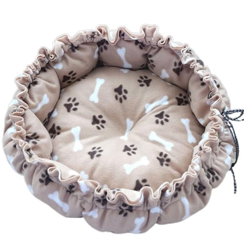 Warmes Schlafen im Winter, kleine Matte, Korb für kleine Hunde, winddicht, Welpennest mit Kordelzug Warmes Schlafen im Winter, kleine Matte, Korb für kleine Hunde, winddicht, Welpennest mit Kordelzug von LUDAKE