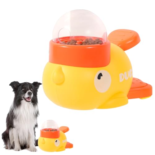 LUFEIS Interaktives Leckerli-Spender für Hunde, interaktives Entenförmiges Hundespielzeug für kleine und mittelgroße Hunde, Haustierfutter-Puzzle-Spielzeug, lustiges Leckerli-Spender-Spielzeug zur LUFEIS Interaktives Leckerli-Spender für Hunde, interaktives Entenförmiges Hundespielzeug für kleine und mittelgroße Hunde, Haustierfutter-Puzzle-Spielzeug, lustiges Leckerli-Spender-Spielzeug zur von LUFEIS