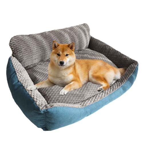 LULUMAIC Beruhigende Hundesofa Bettmatte, Hundebett Haustiersofa, superweiches bequemes Flanellhundbett, waschbares Hundebett mit Nicht rutschem Boden für kleine/mittlere/große Hunde und Katzen, XL LULUMAIC Beruhigende Hundesofa Bettmatte, Hundebett Haustiersofa, superweiches bequemes Flanellhundbett, waschbares Hundebett mit Nicht rutschem Boden für kleine/mittlere/große Hunde und Katzen, XL von LULUMAIC