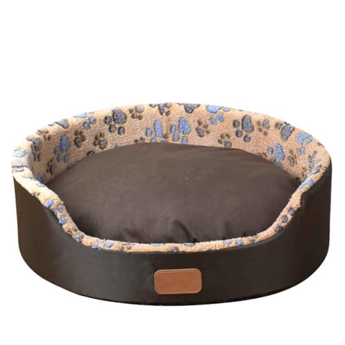 LULUMAIC Haustierbett, Hundebett, Hundesofa mit Abnehmbarer waschbarer Abdeckung und reversibler Kissen, Katzenbett mit Nicht rutschem Boden für kleine mittelgroße Hunde und Katzen, Hellbraun, s LULUMAIC Haustierbett, Hundebett, Hundesofa mit Abnehmbarer waschbarer Abdeckung und reversibler Kissen, Katzenbett mit Nicht rutschem Boden für kleine mittelgroße Hunde und Katzen, Hellbraun, s von LULUMAIC