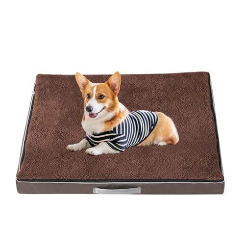 LULUMAIC Hundebett, wasserdichte Orthopäde Hundebett, weiches Hundesofa-Bett mit abnehmbaren und waschbaren Decken, Schaumstoffhundsofa-Bettmatratze mit Nicht rutscher Basis, Braun, XL LULUMAIC Hundebett, wasserdichte Orthopäde Hundebett, weiches Hundesofa-Bett mit abnehmbaren und waschbaren Decken, Schaumstoffhundsofa-Bettmatratze mit Nicht rutscher Basis, Braun, XL von LULUMAIC