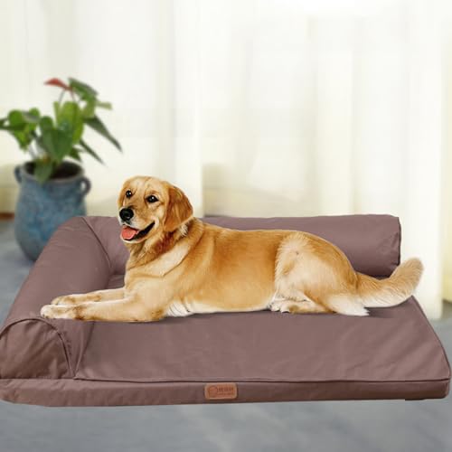 LULUMAIC Hundebett für extra große Hunde, Haustierbett L-förmige Couch mit wasserdicht LULUMAIC Hundebett für extra große Hunde, Haustierbett L-förmige Couch mit wasserdicht von LULUMAIC