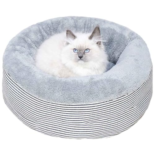 LULUMAIC Hundebett für kleine Hunde, Katzenbetten für Innenkatzen, Katzenhund-Rundbett mit Schlitten, beruhigendes Haustierbett mit maschinenwaschbarer und Abnehmbarer Abdeckung, m LULUMAIC Hundebett für kleine Hunde, Katzenbetten für Innenkatzen, Katzenhund-Rundbett mit Schlitten, beruhigendes Haustierbett mit maschinenwaschbarer und Abnehmbarer Abdeckung, m von LULUMAIC