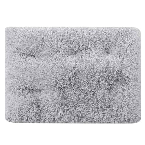 LULUMAIC Hundekiste Bett, Flauschige Hundekiste Matratze waschbar, beruhigend Flauschige Anti-Angst-Hundebetten, Deluxe Plüschhundmatte mit Anti-Rutschboden für große mittelgroße kleine Hunde, LULUMAIC Hundekiste Bett, Flauschige Hundekiste Matratze waschbar, beruhigend Flauschige Anti-Angst-Hundebetten, Deluxe Plüschhundmatte mit Anti-Rutschboden für große mittelgroße kleine Hunde, von LULUMAIC