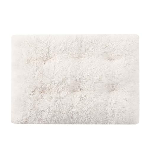 LULUMAIC Hundekiste Bett, Flauschige Hundekiste Matratze waschbar, beruhigend Flauschige Anti-Angst-Hundebetten, Deluxe Plüschhundmatte mit einem Schlittenboden für große mittelgroße kleine Hunde, LULUMAIC Hundekiste Bett, Flauschige Hundekiste Matratze waschbar, beruhigend Flauschige Anti-Angst-Hundebetten, Deluxe Plüschhundmatte mit einem Schlittenboden für große mittelgroße kleine Hunde, von LULUMAIC