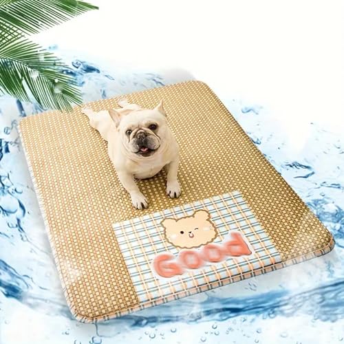 LULUMAIC Hundekühlkissen, Hundekühlmatte, Haustierkühlmatte für Hunde und Katzen, abnehmbare, weiche, kühlende Sommerdecke für Zwinger, Kisten, Autos bei heißem Wetter, drinnen und draußen, L LULUMAIC Hundekühlkissen, Hundekühlmatte, Haustierkühlmatte für Hunde und Katzen, abnehmbare, weiche, kühlende Sommerdecke für Zwinger, Kisten, Autos bei heißem Wetter, drinnen und draußen, L von LULUMAIC