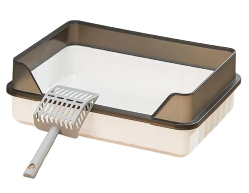 LULUMAIC Katzentoilette, Katzentoilette, Katzentoilette, Katzentoilette mit Katzenschaufel, extra große, spritzwassergeschützte Katzentoilette, leicht zu reinigende Katzentoilette, für Reisen, LULUMAIC Katzentoilette, Katzentoilette, Katzentoilette, Katzentoilette mit Katzenschaufel, extra große, spritzwassergeschützte Katzentoilette, leicht zu reinigende Katzentoilette, für Reisen, von LULUMAIC