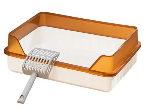 LULUMAIC Katzentoilette, Katzentoilette, Katzentoilette, Katzentoilette mit Katzenschaufel, extra große, spritzwassergeschützte Katzentoilette, leicht zu reinigende Katzentoilette, für Reisen, LULUMAIC Katzentoilette, Katzentoilette, Katzentoilette, Katzentoilette mit Katzenschaufel, extra große, spritzwassergeschützte Katzentoilette, leicht zu reinigende Katzentoilette, für Reisen, von LULUMAIC
