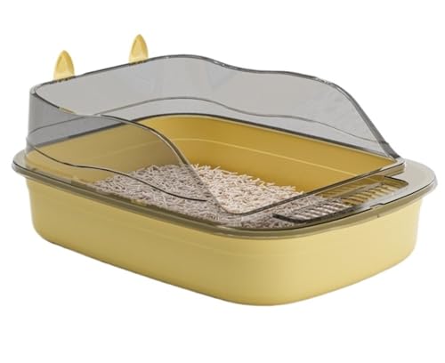 LULUMAIC Katzentoilette, Katzentoilette, Katzentoilette, hochseitige Katzentoilette, Oben offene Haustiertoilette, spritzwassergeschützt, einfache Reinigung für große Katzen, Katzentoilette, LULUMAIC Katzentoilette, Katzentoilette, Katzentoilette, hochseitige Katzentoilette, Oben offene Haustiertoilette, spritzwassergeschützt, einfache Reinigung für große Katzen, Katzentoilette, von LULUMAIC