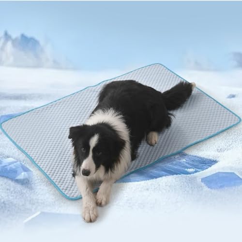 LULUMAIC Kühlmatte für Hunde, Sommer-Kühlmatte für Haustiere für den Familiengebrauch, Hunde-Kühlkissen, langlebig, maschinenwaschbar, für den Innen- und Außenbereich in Käfigen, Zwingern, Betten, LULUMAIC Kühlmatte für Hunde, Sommer-Kühlmatte für Haustiere für den Familiengebrauch, Hunde-Kühlkissen, langlebig, maschinenwaschbar, für den Innen- und Außenbereich in Käfigen, Zwingern, Betten, von LULUMAIC