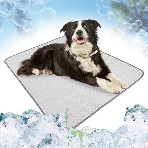 LULUMAIC Kühlmatte für Hunde, tragbare selbstkühlende Matte für Haustiere für den Familiengebrauch, langlebige Kühlmatte für Haustiere, maschinenwaschbar, für drinnen und draußen, für Hundehütte, LULUMAIC Kühlmatte für Hunde, tragbare selbstkühlende Matte für Haustiere für den Familiengebrauch, langlebige Kühlmatte für Haustiere, maschinenwaschbar, für drinnen und draußen, für Hundehütte, von LULUMAIC