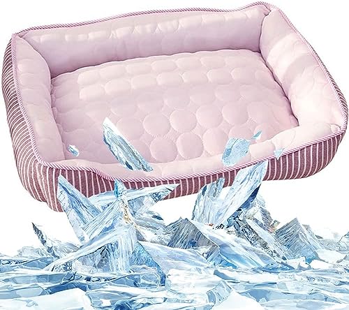 LULUMAIC Kühlmatte für große Hunde, kühle Matten, kühlende Hundebetten, selbstkühlende Hundematte, Eisseide, Chill-Pads für kleine, mittelgroße und große Hunde, saugfähige, rutschfeste Kühlmatte LULUMAIC Kühlmatte für große Hunde, kühle Matten, kühlende Hundebetten, selbstkühlende Hundematte, Eisseide, Chill-Pads für kleine, mittelgroße und große Hunde, saugfähige, rutschfeste Kühlmatte von LULUMAIC