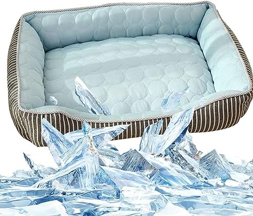 LULUMAIC Kühlmatte für große Hunde, kühle Matten, kühlende Hundebetten, selbstkühlende Hundematte, Eisseide, Chill-Pads für kleine, mittelgroße und große Hunde, saugfähige, rutschfeste Kühlmatte LULUMAIC Kühlmatte für große Hunde, kühle Matten, kühlende Hundebetten, selbstkühlende Hundematte, Eisseide, Chill-Pads für kleine, mittelgroße und große Hunde, saugfähige, rutschfeste Kühlmatte von LULUMAIC