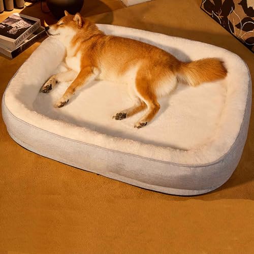 LULUMAIC Mittelhundbett waschbar, superweich gemütliches Hundebetten, Katzensofa -Bett mit Abnehmbarer Abdeckung und Nicht -Schlupfboden für kleine mittelgroße Hunde, grau, s LULUMAIC Mittelhundbett waschbar, superweich gemütliches Hundebetten, Katzensofa -Bett mit Abnehmbarer Abdeckung und Nicht -Schlupfboden für kleine mittelgroße Hunde, grau, s von LULUMAIC