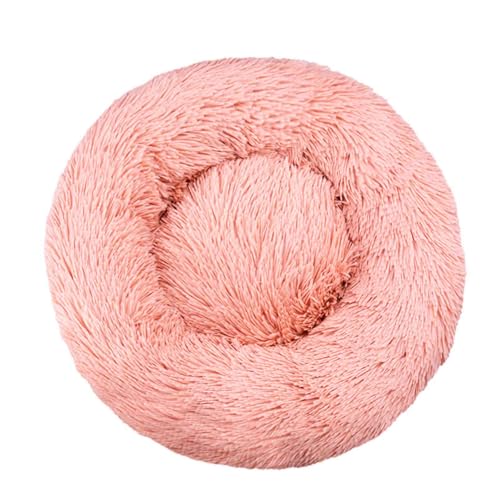 LULUMAIC Plüsch Donut Hundebett, beruhigendes runde Hundebett, weiche und Flauschige Kugeltier, Welpensofa -Nest mit Abnehmbarer waschbarer Abdeckung für große, mittlere und kleine Hunde, Lederrosa, LULUMAIC Plüsch Donut Hundebett, beruhigendes runde Hundebett, weiche und Flauschige Kugeltier, Welpensofa -Nest mit Abnehmbarer waschbarer Abdeckung für große, mittlere und kleine Hunde, Lederrosa, von LULUMAIC