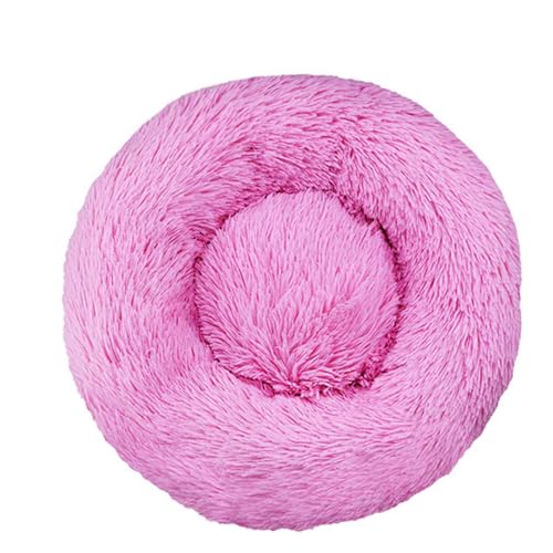 LULUMAIC Plüsch Donut Hundebett, beruhigendes runde Hundebett, weiche und Flauschige Kugeltier, Welpensofa -Nest mit Abnehmbarer waschbarer Abdeckung für große, mittlere und kleine Hunde, Rosa, 90 cm LULUMAIC Plüsch Donut Hundebett, beruhigendes runde Hundebett, weiche und Flauschige Kugeltier, Welpensofa -Nest mit Abnehmbarer waschbarer Abdeckung für große, mittlere und kleine Hunde, Rosa, 90 cm von LULUMAIC