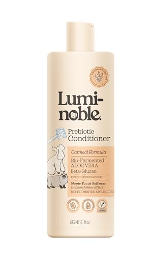 Prebiotischer Hunde-Conditioner - Premium Fellpflege mit fermentiertem Apfelessig - Für glänzendes & seidiges Fell - Besonders effektiv für farbige Felltypen - Vegan & Hypoallergen - Lumi-Noble Prebiotischer Hunde-Conditioner - Premium Fellpflege mit fermentiertem Apfelessig - Für glänzendes & seidiges Fell - Besonders effektiv für farbige Felltypen - Vegan & Hypoallergen - Lumi-Noble von LUMI-NOBLE.