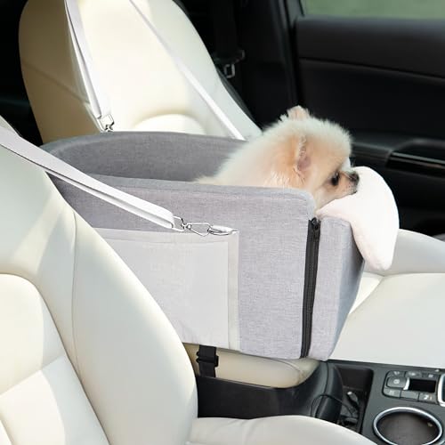 LUMIES Multifunktionaler Autositz für kleine Hunde, Mittelkonsole und Tragetasche, stabile Konsole, Hundeautositze für kleine Hunde und Katzen, Haustier-Hundebett für Autos, Rücksitz für bis zu 5 kg, LUMIES Multifunktionaler Autositz für kleine Hunde, Mittelkonsole und Tragetasche, stabile Konsole, Hundeautositze für kleine Hunde und Katzen, Haustier-Hundebett für Autos, Rücksitz für bis zu 5 kg, von LUMIES