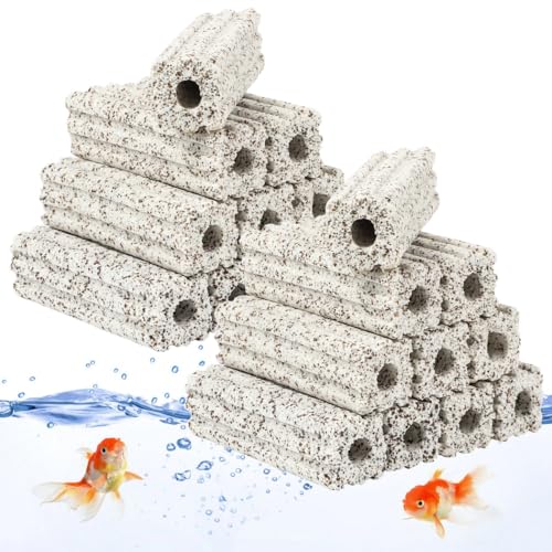 LUMINFLY Bio-Media-Blöcke für großes Aquarium, 20 Stück, Bio-Medien aus Keramik, 16,3 cm mit dichten kleinen Löchern, geeignet für Sumpftank, Kanisterfilter, Top-Filter und Koiteich LUMINFLY Bio-Media-Blöcke für großes Aquarium, 20 Stück, Bio-Medien aus Keramik, 16,3 cm mit dichten kleinen Löchern, geeignet für Sumpftank, Kanisterfilter, Top-Filter und Koiteich von LUMINFLY
