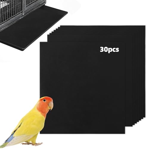 LUMINFLY Einweg-Vogelkäfigeinlagen, groß, 45,7 x 50,8 cm, saugfähig und schneidbar, für Papageien, Sittiche, Kaninchen, Meerschweinchen, 30 Stück LUMINFLY Einweg-Vogelkäfigeinlagen, groß, 45,7 x 50,8 cm, saugfähig und schneidbar, für Papageien, Sittiche, Kaninchen, Meerschweinchen, 30 Stück von LUMINFLY