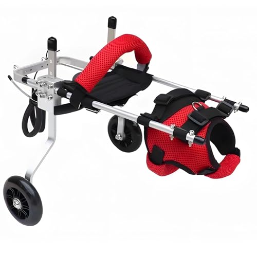 LUMINFLY Rollstuhl, leicht, verstellbar, für Hinterbeine von Katzen, Hunden, Kaninchen, mit abnehmbarem Geschirr LUMINFLY Rollstuhl, leicht, verstellbar, für Hinterbeine von Katzen, Hunden, Kaninchen, mit abnehmbarem Geschirr von LUMINFLY