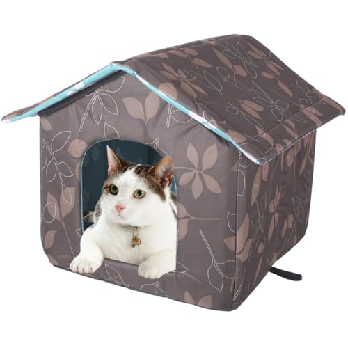 LUMINFLY Warmes, wasserdichtes Outdoor-Bett für Haus, Haustierhöhle, Jahreszeiten, Luft, Kältegurt, mit luxuriöser Katzenhaltung im Innenbereich, 43 große Pat für den Außenbereich, herausnehmbar und LUMINFLY Warmes, wasserdichtes Outdoor-Bett für Haus, Haustierhöhle, Jahreszeiten, Luft, Kältegurt, mit luxuriöser Katzenhaltung im Innenbereich, 43 große Pat für den Außenbereich, herausnehmbar und von LUMINFLY