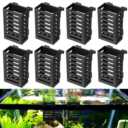 LUMINFLY Wasserpflanzenbecher, 8 Haken im Lieferumfang enthalten, Aquarium-Pflanzenhalter, Aquascape-Dekoration, Aquarium-Pflanzgefäße zum Aufhängen mit Haken LUMINFLY Wasserpflanzenbecher, 8 Haken im Lieferumfang enthalten, Aquarium-Pflanzenhalter, Aquascape-Dekoration, Aquarium-Pflanzgefäße zum Aufhängen mit Haken von LUMINFLY