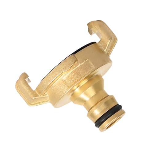 LUMOOM Hochwertiger Messing Schlauchanschluss 1/2 Zoll als Gartenschlauch Verbinder und Wasserschlauch Adapter, passend für GEKA Gardena Systeme, robuste Schlauchkupplung LUMOOM Hochwertiger Messing Schlauchanschluss 1/2 Zoll als Gartenschlauch Verbinder und Wasserschlauch Adapter, passend für GEKA Gardena Systeme, robuste Schlauchkupplung von LUMOOM