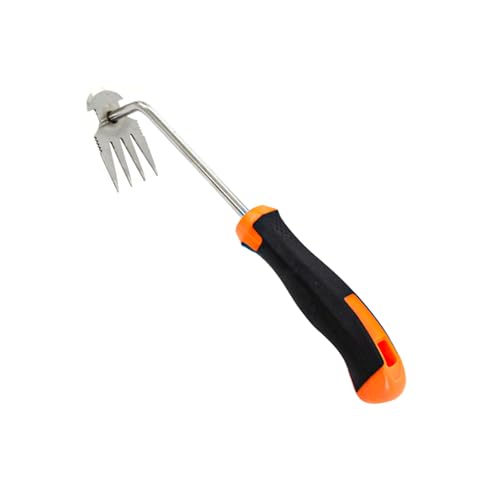 LUMOOM Unkrautstecher, Unkraut Entferner Gerät, Unkrautjäter Edelstahl, Fugenkratzer mit Stiel, Gartenarbeit Hand Unkrautstecher, 4 Zähne Gartenkralle, für Garten Jäten LUMOOM Unkrautstecher, Unkraut Entferner Gerät, Unkrautjäter Edelstahl, Fugenkratzer mit Stiel, Gartenarbeit Hand Unkrautstecher, 4 Zähne Gartenkralle, für Garten Jäten von LUMOOM