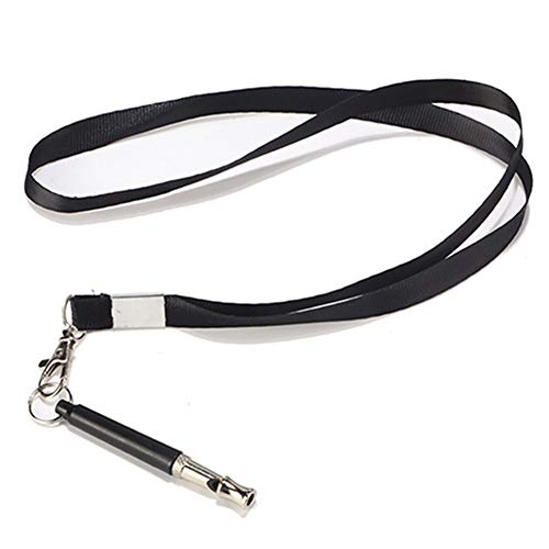 MoonyLi Professionelle Hundetrainerpfeife mit Lanyard und einstellbaren Frequenzen Schwarz MoonyLi Professionelle Hundetrainerpfeife mit Lanyard und einstellbaren Frequenzen Schwarz von LUMoony